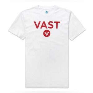 VASTLife Surf Street Outerwear White T-Shirt with Red Logo NWT